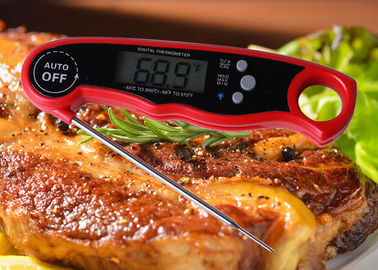 Steak Instant Read Thermometer Oldable Probe Power Saving With Backlight